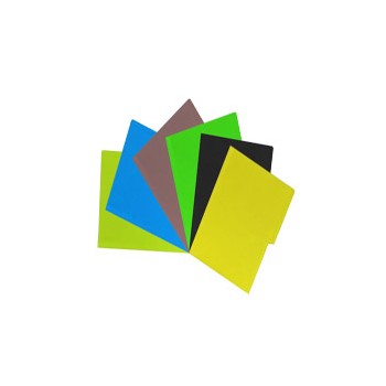 Folder tamaño oficio fluorescente canario con 25 piezas