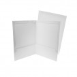Folder tamaño carta plastificado con 5 piezas blanco