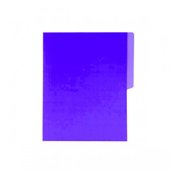 Folder carta fluorescente purpura con 25 pzas.