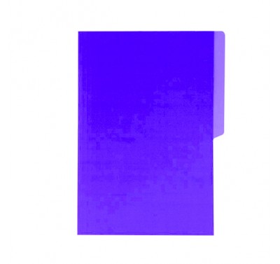 Folder oficio fluorescente purpura con 25 pzas.