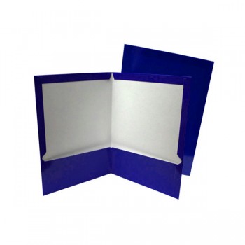 Folder carta plastificado con 5 piezas azul cobalto/rey