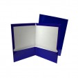 Folder carta plastificado con 5 piezas azul rey