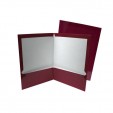 Folder carta plastificado con 5 piezas vino