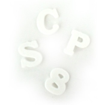 Letras plastico para pizarrón 20 mm con 960 piezas Argos Letras plastico para pizarrón 20 mm con 960 piezas Argos