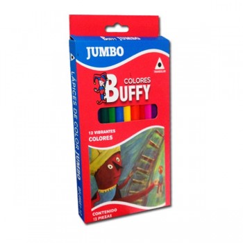 Colores Buffy jumbo triangular con 12 piezas 8681-12