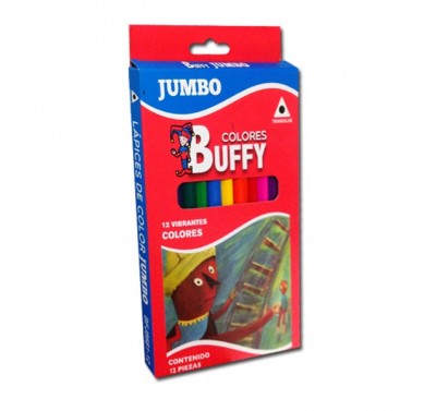 Colores Buffy jumbo triangular con 12 piezas 8681-12