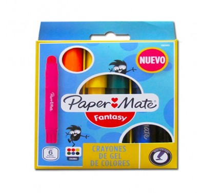 Crayones de gel Paper mate con 6 piezas surtidos