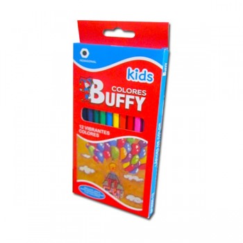 Colores Buffy kids hexagonal con 12 piezas BF888-12
