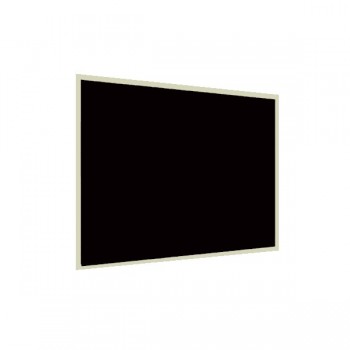 Pizarrón negro 90*1.20mt Argos para marcador con marco de aluminio