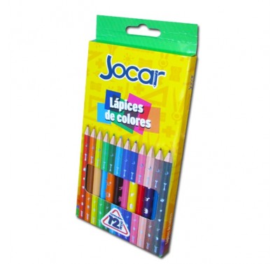 Colores Jocar triangulares con 12 piezas 