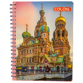 Cuaderno profesional Colon doble espiral 100 hojas cuadro grande