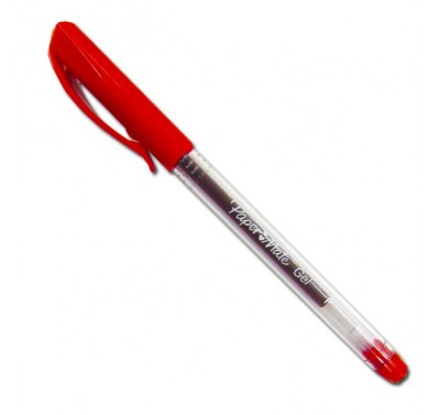 Boligrafo gel Paper mate fino con 6 piezas rojo 2066239