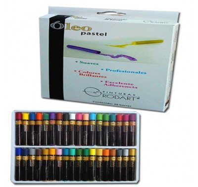 Oleo pastel Rodart con 36 piezas