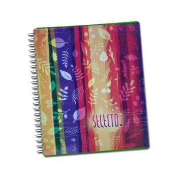 Cuaderno profesional Selecto espiral raya pasta dura  200 hojas