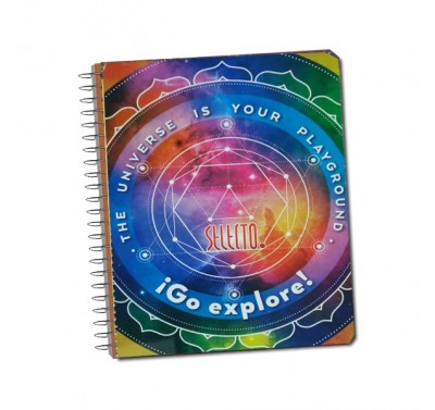 Cuaderno profesional Selecto espiral raya 100 hojas