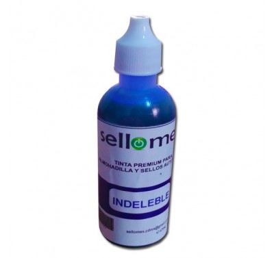 Tinta para marcador indeleble azul Copidux 60 ml.