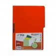 Folder KIP con broche 8 cms tamaño carta rojo con 10 piezas 