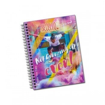 Cuaderno forma francesa Selecto espiral raya 100 hojas