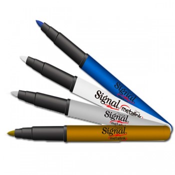 Marcador Signal metalink azul