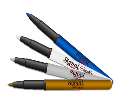 Marcador Signal metalink azul