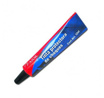 Tinta para protector de cheques Stafford negro