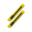 Cutter chico de plastico Jocar retractil barril amarillo