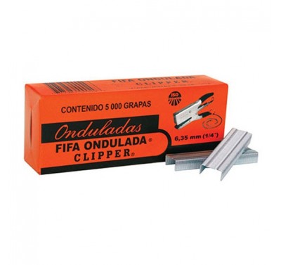 Grapa ondulada Fifa clipper con 5000 piezas