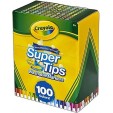 Plumon Crayola delgado c/100 piezas Supertips