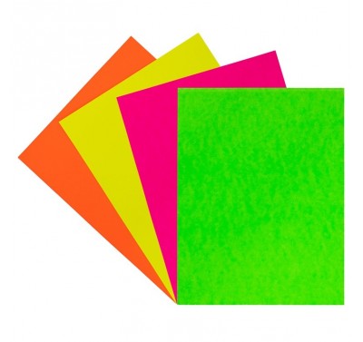 Cartulina fluorescente Janel verde