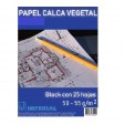 Block albanene tamaño oficio 50-55 Imperial 25 hojas