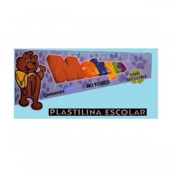 Plastilina Makyco en barra azul cielo