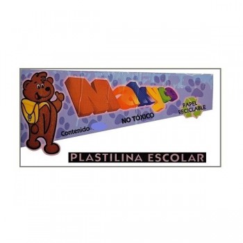 Plastilina Makyco en barra blanca