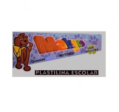 Plastilina Makyco en barra gris