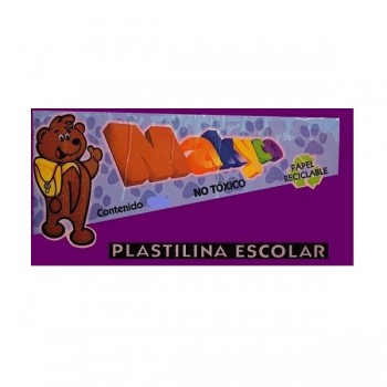 Plastilina Makyco en barra morada