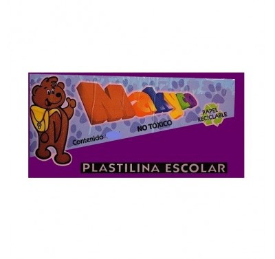 Plastilina Makyco en barra morada