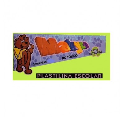 Plastilina Makyco en barra verde claro