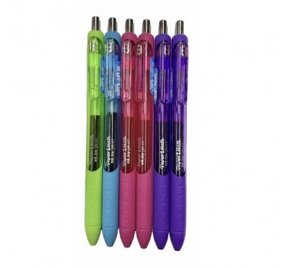 Boligrafo gel retractil Paper mate con 6 piezas surtido 0.7mm 1997185