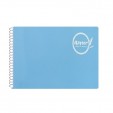 Cuaderno forma italiana Rayter espiral  blanco 100 hojas