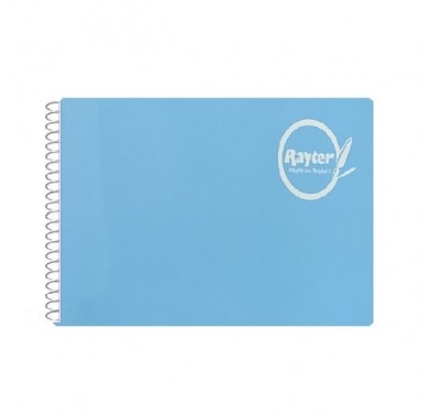 Cuaderno forma italiana Rayter espiral  blanco 100 hojas