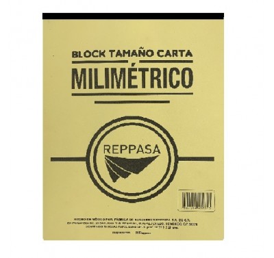 Block milimetrico Ramsa tamaño carta 50 hojas