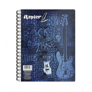 Cuaderno profesional Rayter doble espiral 100 hojas blanco