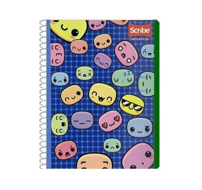 Cuaderno profesional Scribe mega (7512) espiral cuadro chico 100 hojas