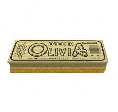 Borrador para pizarron blanco olivia