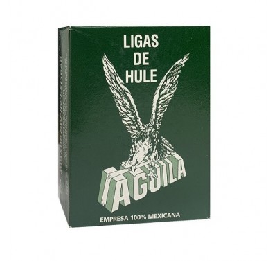 Ligas aguila número 33 natural en caja