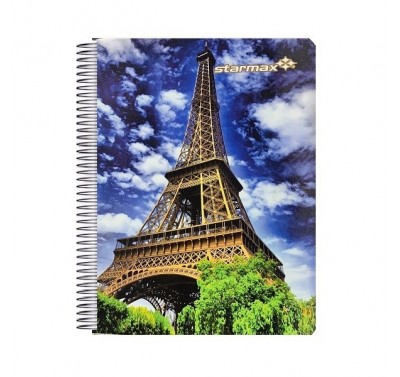 Cuaderno profesional Estrella star max espiral raya 200 hojas