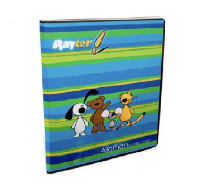 Cuaderno profesional Rayter cuadro aleman con punto guia 100 hojas engrapado