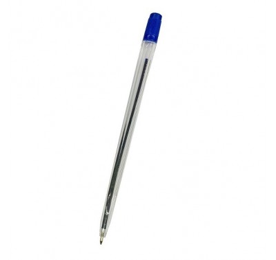 Bolígrafo punto mediano azul Escrimex con 12 piezas
