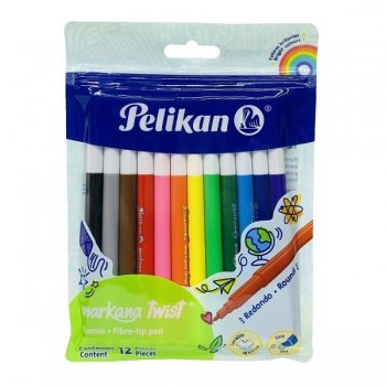 Plumin Markana triangular con 12 colores