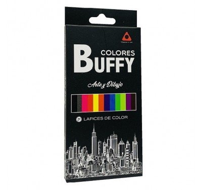 Colores Buffy triangulares con 24 piezas