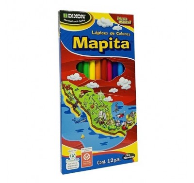 Colores mapita Dixon con 12 largos